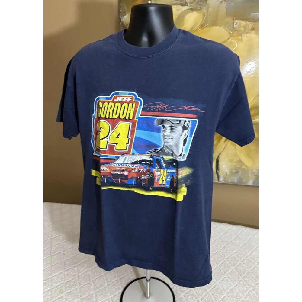 Vintage Winners Circle Jeff Gordon #24 NASCAR 2 Sided Graphic Tee Men’s Size L - Picture 4 of 16
